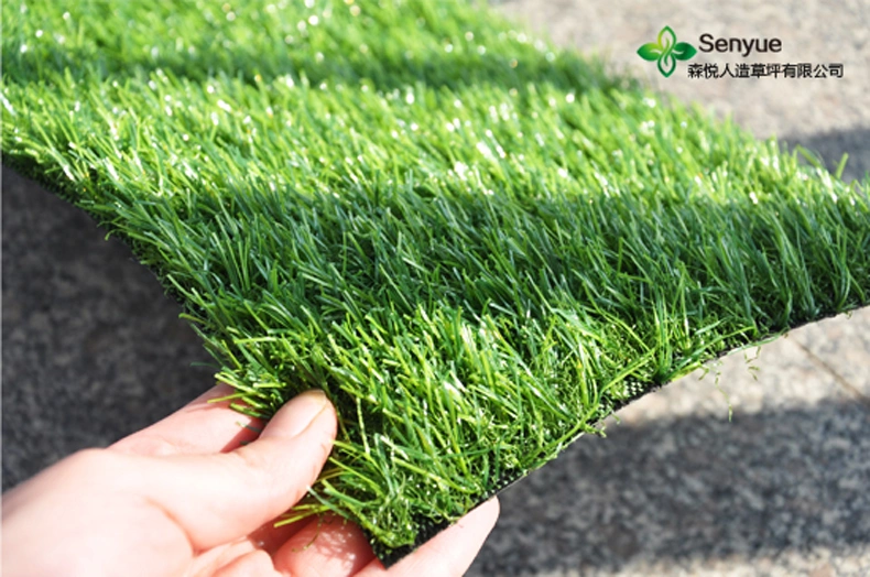 Senyue Artificial Turf 25mm Pile Height 220 Stitches Four Colors Synthetic Grass for Landscape, Leisure, Pet