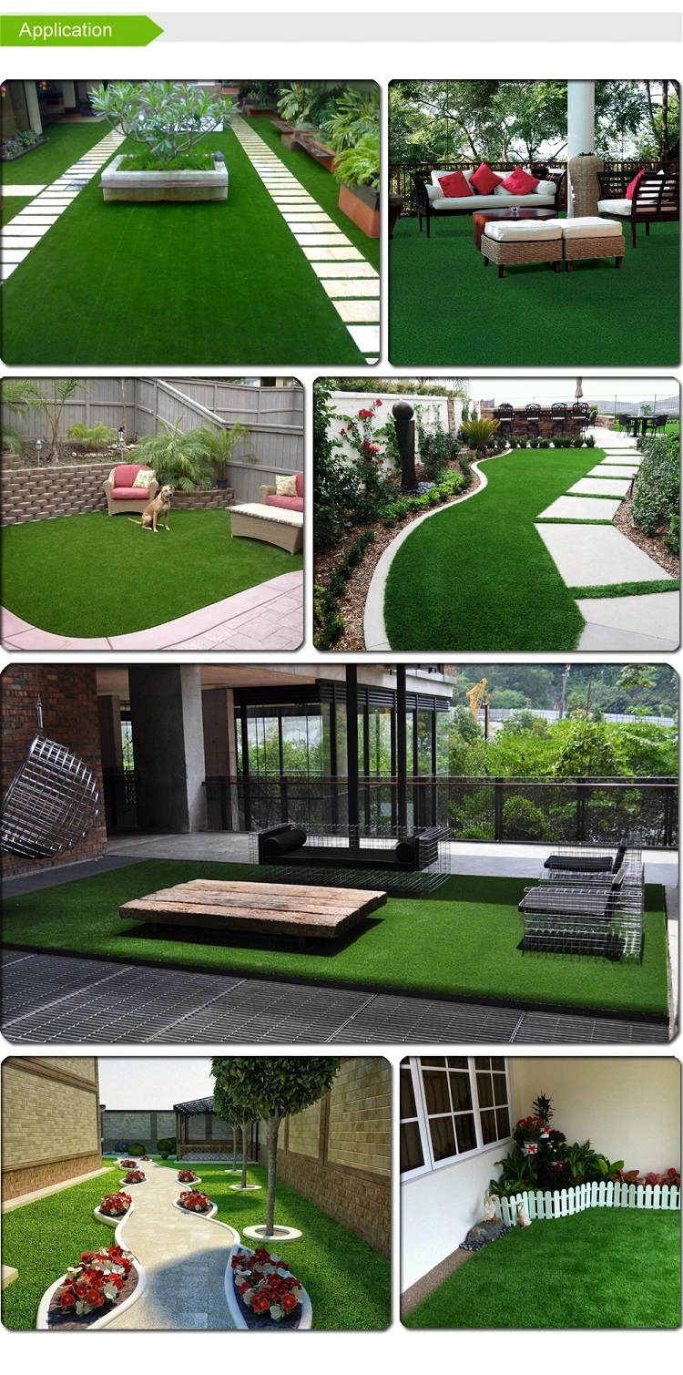 Four-Color Leisure Grass, Gazon Synthetique 35mm 40mm Artificial Grass for Landscaping Gazon Synthetique