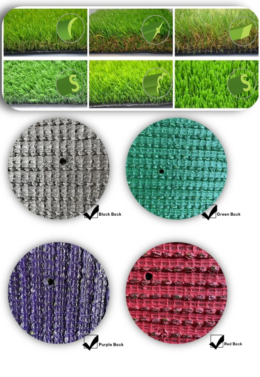 High Quality Natural Landscape 40cm Green Lawn Artificial Grass Artificial Turf Outdoor Lawn Leisure Grass